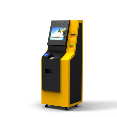 شاشة تعمل باللمس طابعة الخدمة الذاتية NCR Machine Terminal Kiosk Free Standing Crypto ATM Machine