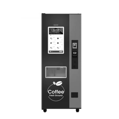 22 بوصة تعمل باللمس الخدمة الذاتية الانتهاء من أكواب القهوة آلة OEM ODM Kiosk آلة