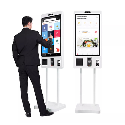 21.5 بوصة POS Self Checkout Machine Self Service Payment كشك طلب كنتاكي فرايد تشيكن