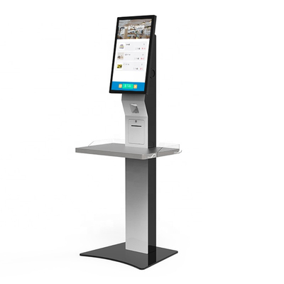 24 بوصة طلب ذاتي تحقق من Kiosk Payment Pos Terminal Machine للداخلية