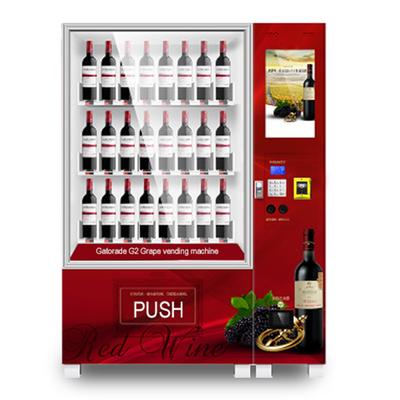 22 بوصة تعمل باللمس Bevrage Vending Machine كشك موزع كحول المياه