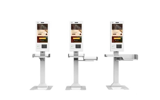 طلب تكلفة الدفع رسوم Pos Kiosk System طابعة حرارية كشك الدفع آلة بيع التذاكر