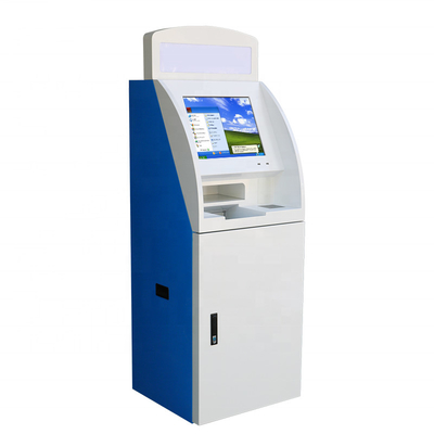 الخدمة الذاتية LCD تذكرة كشك آلي شاشة تعمل باللمس الدفع آلة