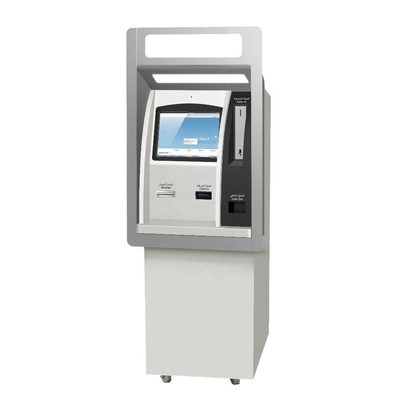 شاشة تعمل باللمس الدفع الذاتي الخدمة كشك الصراف الآلي تلقي العملات
