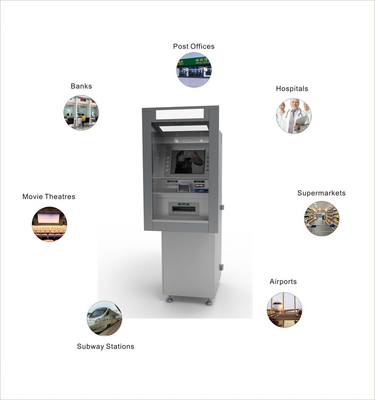 22 بوصة شاشة ATM Cash Machine ATM Automatic Teller Machine ماكينة إيداع نقدي