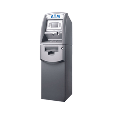 آلة الصراف الأوتوماتيكية التي تعمل باللمس على الحائط ماكينة صرف النقود ATM