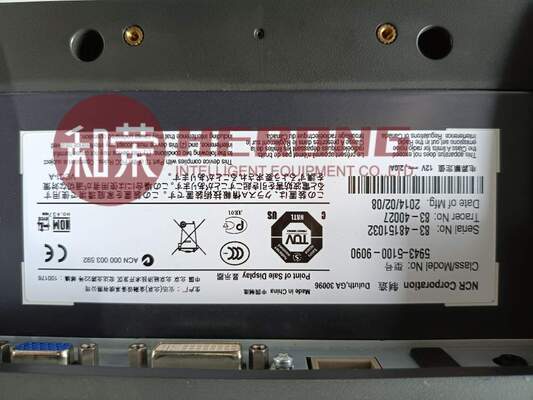 وحدة عرض LED جديدة عالية الجودة NCR ATM جزء 15 بوصة مع واجهة USB | الرقم التسلسلي: 5943-5100-9090، 594351009090 | مواصفات الطاقة: 12 فولت تيار مستمر 2.0 أمبير
