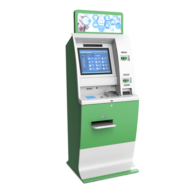 ODM RS232 أكشاك أتمتة الصرافة المصرفية مع طابعة وماسح ضوئي