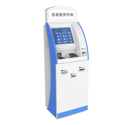 OEM شاشة تعمل باللمس طلب آلة جهاز الصراف الآلي كشك مع موزع النقدية