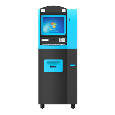 الخدمة الذاتية كشك ماكينة الإيداع النقدي ماكينة الصراف الآلي المصرفية مع شاشة لمس LCD مقاس 17 بوصة
