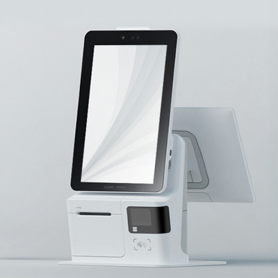16 جيجا بايت شاشة تعمل باللمس K2 Mini Self Check Out Kiosk في مطاعم الوجبات السريعة