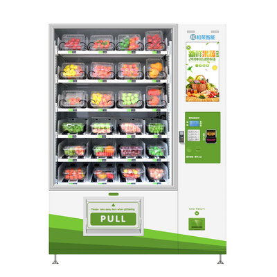 ODM Fresh Fruit Salad Food Vending Machine Kiosk with Lift