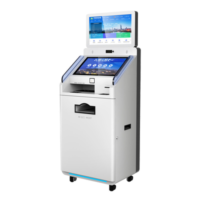 مبنى الإدارة الرسمية كشك الخدمة الذاتية الدفع الطرفية لوحة المفاتيح المعدنية Qr Code Scanner Printer Pos الموقع