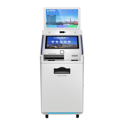 مبنى الإدارة الرسمية كشك الخدمة الذاتية الدفع الطرفية لوحة المفاتيح المعدنية Qr Code Scanner Printer Pos الموقع