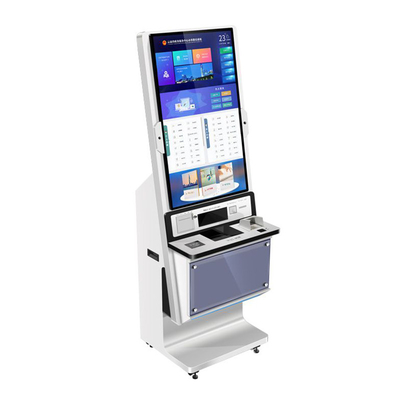 مبنى الإدارة الرسمية كشك الخدمة الذاتية الدفع الطرفية لوحة المفاتيح المعدنية Qr Code Scanner Printer Pos الموقع
