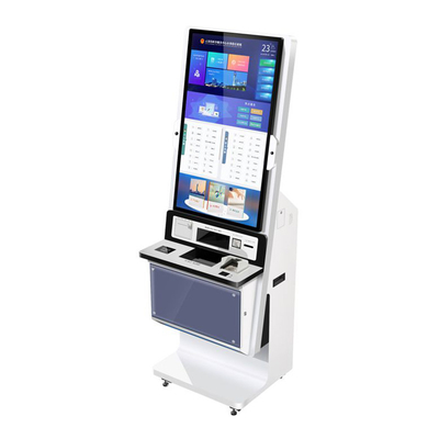 مبنى الإدارة الرسمية كشك الخدمة الذاتية الدفع الطرفية لوحة المفاتيح المعدنية Qr Code Scanner Printer Pos الموقع