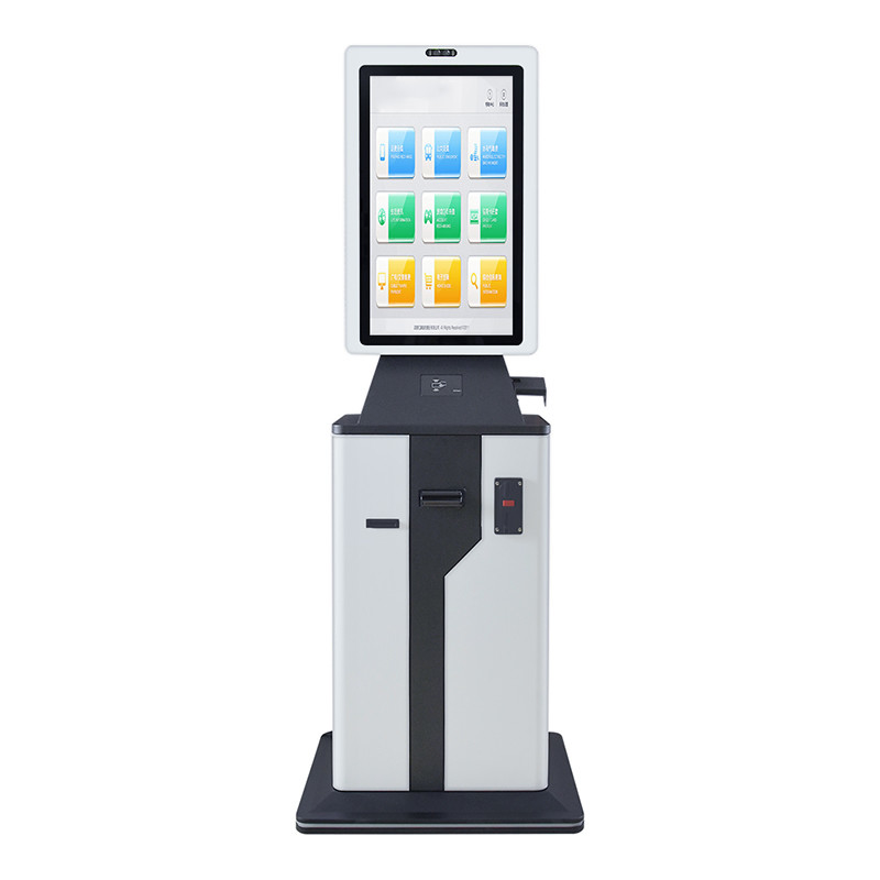 23 بوصة تعمل باللمس النقدية Ragistar ATM Kiosk Machine Bank Cash Acceptor Self Service Machine