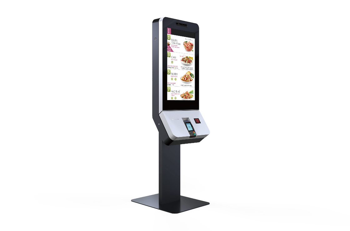 1920 X 1080 Pixel Self Service Kiosk الوجبات السريعة المطاعم محطات القطار المطارات الوقت عامل حاسم مخصص