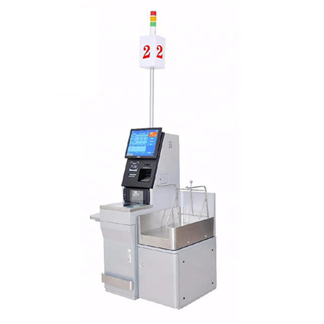شاشة تعمل باللمس RFID الذاتي الخدمة نظام نقاط البيع آلات الخدمة الذاتية في محلات السوبر ماركت