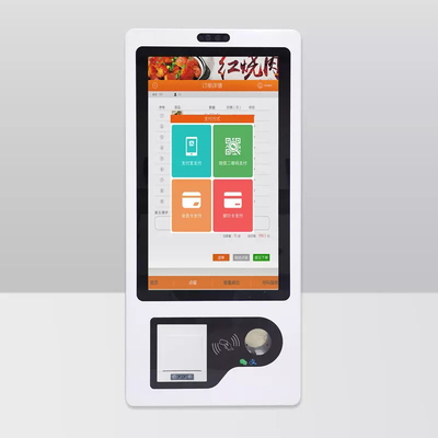 كشك الدفع الخدمة الذاتية POS Kiosk شاشة تعمل باللمس التفاعلية بنظام Android
